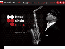 Tablet Screenshot of innercirclemusic.com